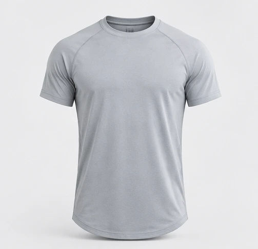 Aero Raglan Tee in Silver product front