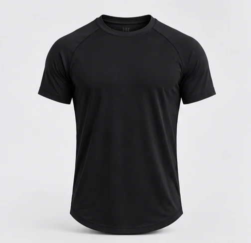 Onyx Aero Raglan Tee garment view