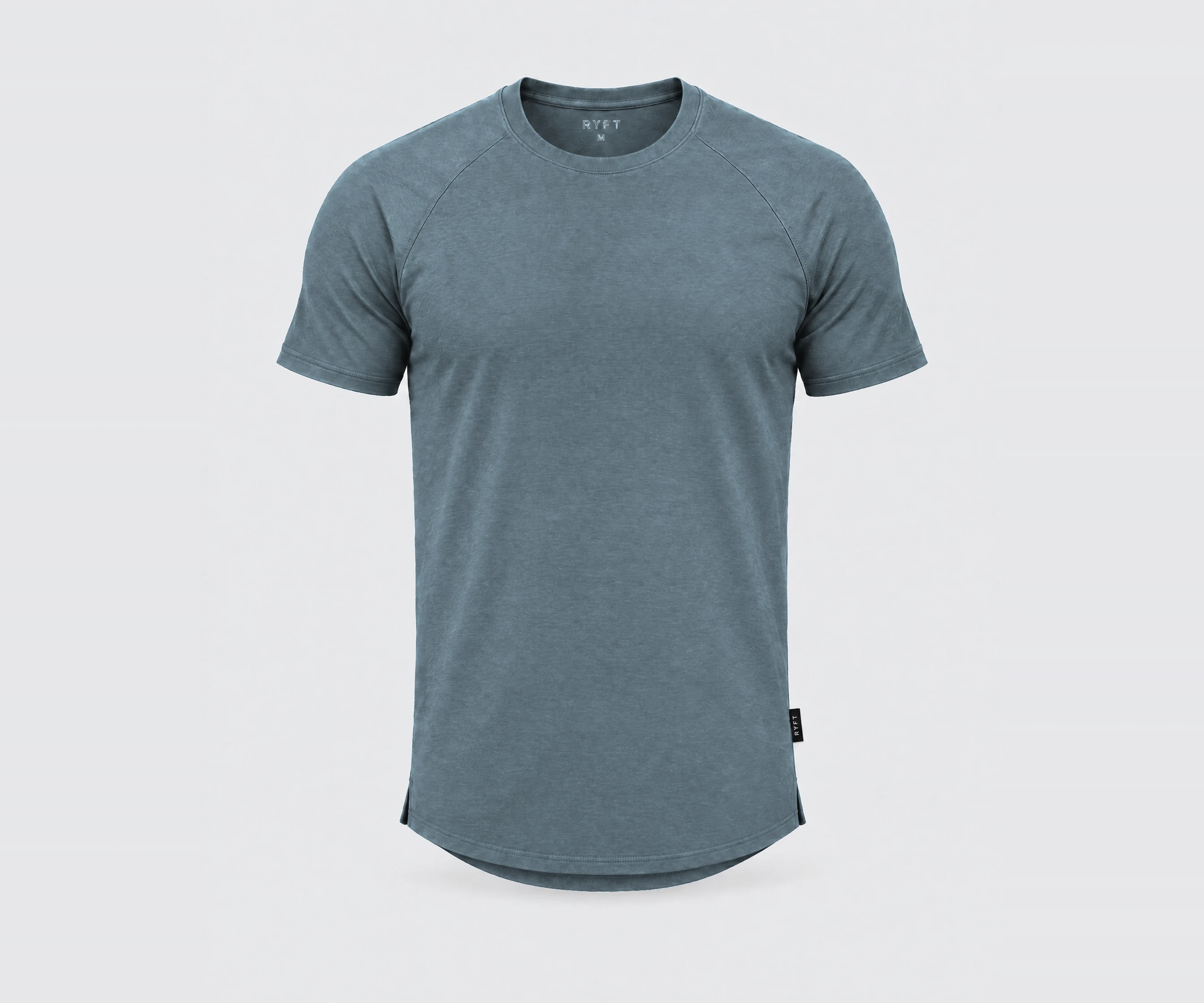 Obsidian Training Tee in Storm, front view