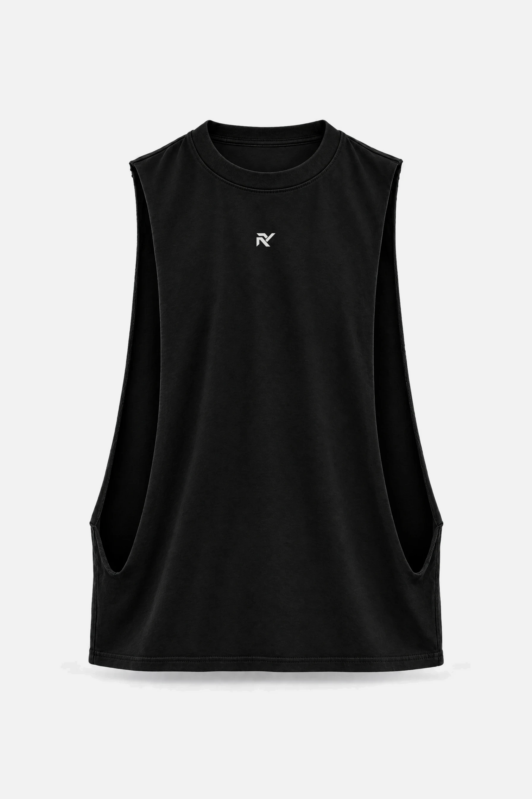 Campus Cutoff in Black, front view