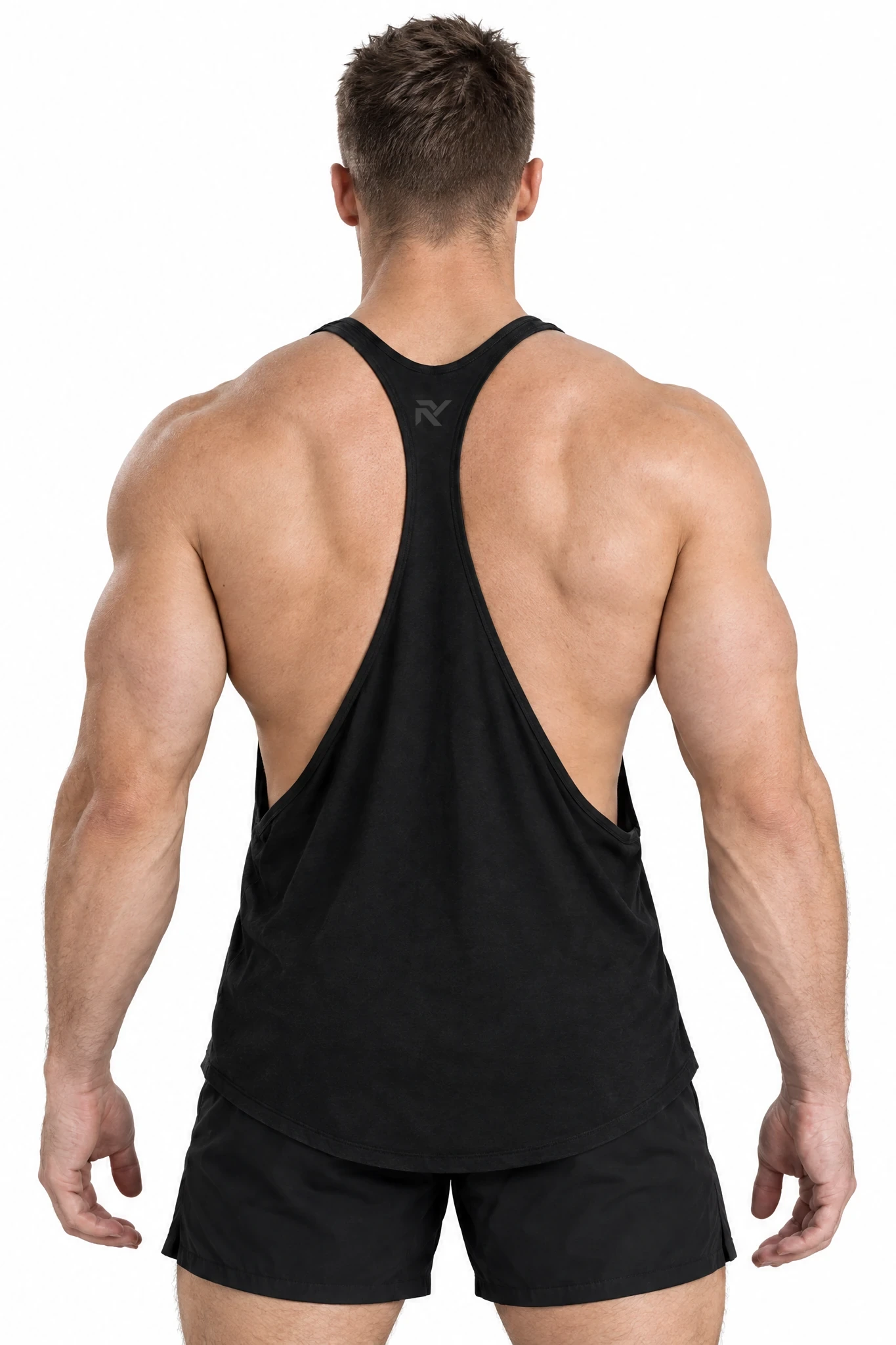 Line Stringer in Onyx, back view