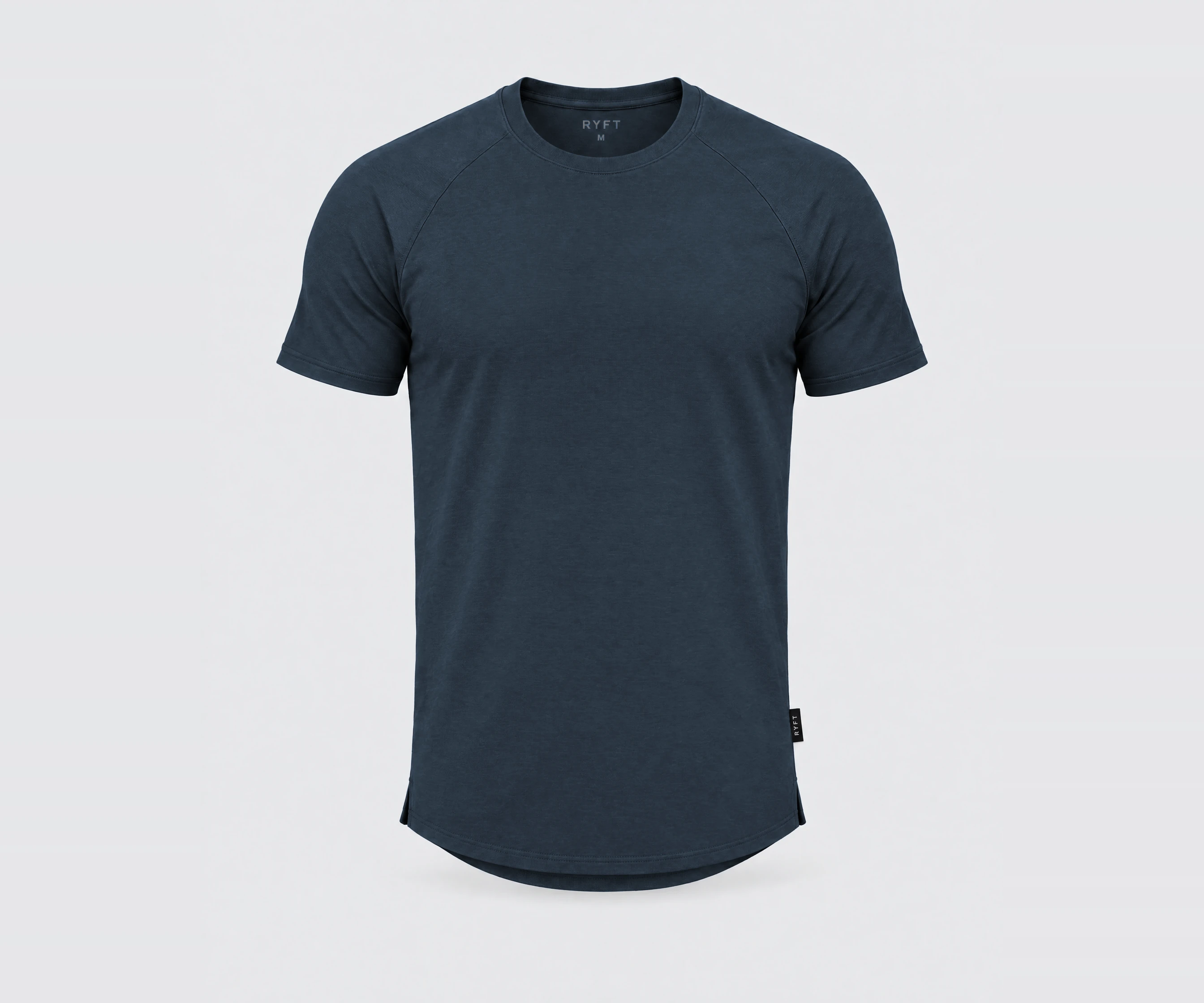 Obsidian Training Tee in Midnight, front view